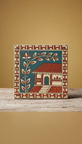 Konkani Art Tile Hand-Painted